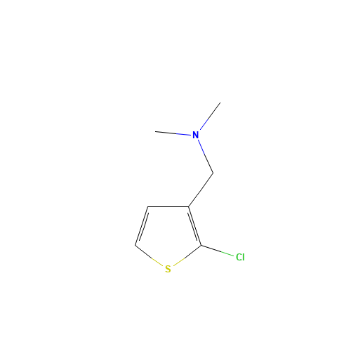 1-(2-chlorothiophen-3-yl)-N,N-dimethylmethanamine (CAS: 59906-32-0) - Related Chemical Product