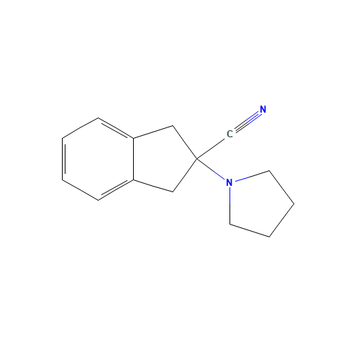 2-pyrrolidin-1-yl-1,3-dihydroindene-2-carbonitrile (CAS: 1157501-73-9) - Related Chemical Product
