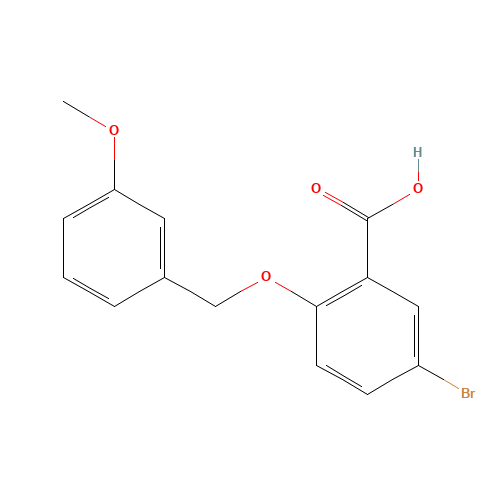 5-bromo-2-[(3-methoxyphenyl)methoxy]benzoic acid (CAS: 1040323-78-1) - Related Chemical Product