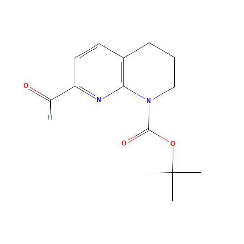 tert-butyl 7-formyl-3,4-dihydro-2H-1,8-naphthyridine-1-carboxylate (CAS: 912270-39-4) - Related Chemical Product