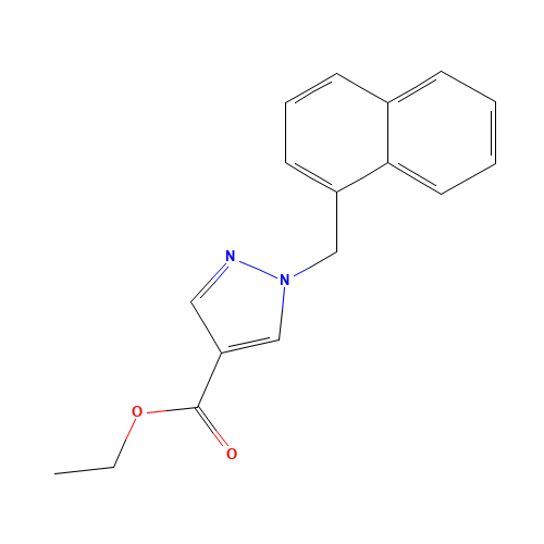 ethyl 1-(naphthalen-1-ylmethyl)pyrazole-4-carboxylate (CAS: 1035224-51-1) - Related Chemical Product