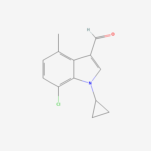 7-chloro-1-cyclopropyl-4-methylindole-3-carbaldehyde (CAS: 1350761-10-2) - Related Chemical Product
