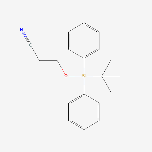 3-[tert-butyl(diphenyl)silyl]oxypropanenitrile (CAS: 129601-00-9) - Related Chemical Product