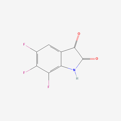 5,6,7-trifluoro-1H-indole-2,3-dione (CAS: 107583-37-9) - Related Chemical Product