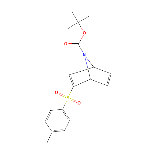 tert-butyl 3-(4-methylphenyl)sulfonyl-7-azabicyclo[2.2.1]hepta-2,5-diene-7-carboxylate (CAS: 160732-46-7) - Related Chemical Product
