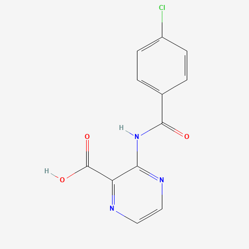 3-[(4-chlorobenzoyl)amino]pyrazine-2-carboxylic acid (CAS: 294853-37-5) - Related Chemical Product