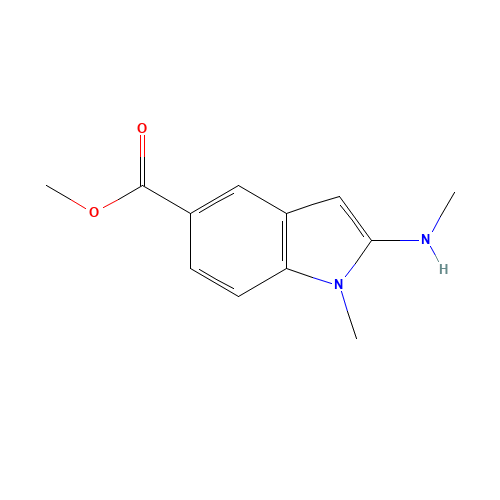 methyl 1-methyl-2-(methylamino)indole-5-carboxylate (CAS: 681860-25-3) - Related Chemical Product