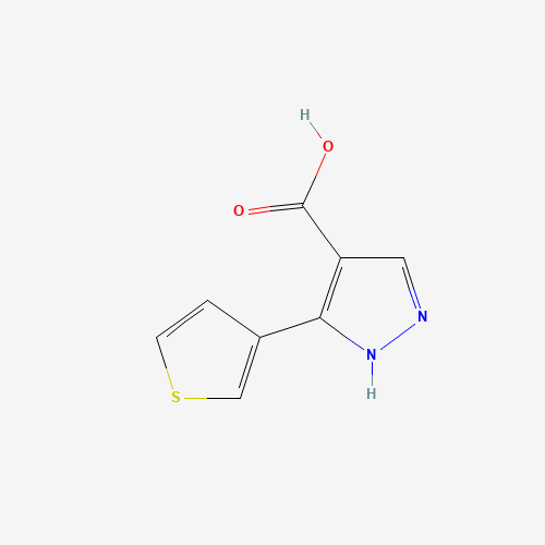 5-thiophen-3-yl-1H-pyrazole-4-carboxylic acid (CAS: 1249642-34-9) - Related Chemical Product