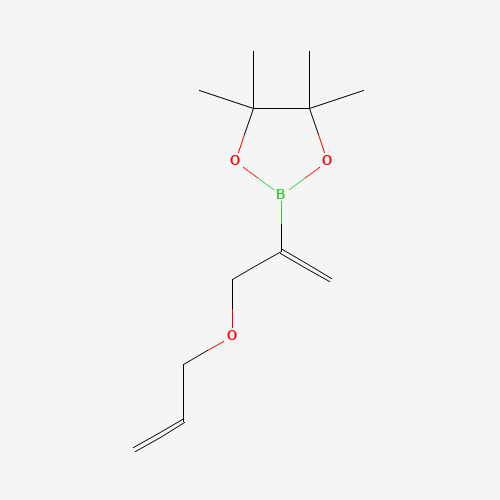 4,4,5,5-tetramethyl-2-(3-prop-2-enoxyprop-1-en-2-yl)-1,3,2-dioxaborolane (CAS: 212127-71-4) - Related Chemical Product