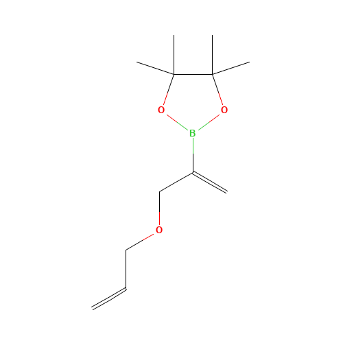 4,4,5,5-tetramethyl-2-(3-prop-2-enoxyprop-1-en-2-yl)-1,3,2-dioxaborolane (CAS: 212127-71-4) - Related Chemical Product
