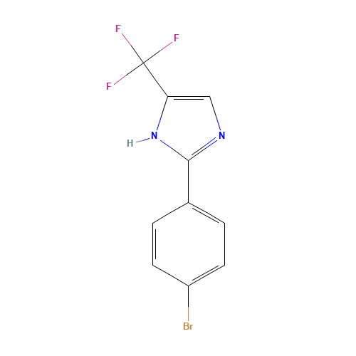 2-(4-bromophenyl)-5-(trifluoromethyl)-1H-imidazole (CAS: 1010837-60-1) - Related Chemical Product