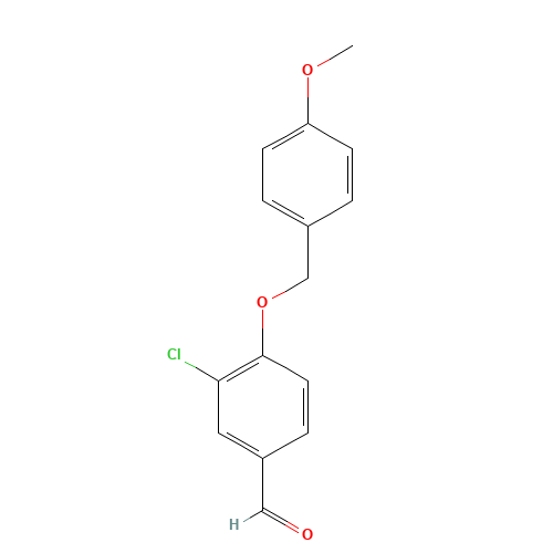 3-chloro-4-[(4-methoxyphenyl)methoxy]benzaldehyde (CAS: 851402-45-4) - Related Chemical Product