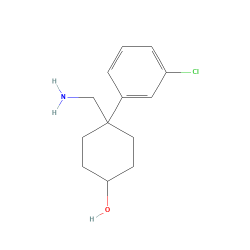 4-(aminomethyl)-4-(3-chlorophenyl)cyclohexan-1-ol (CAS: 887978-40-7) - Related Chemical Product