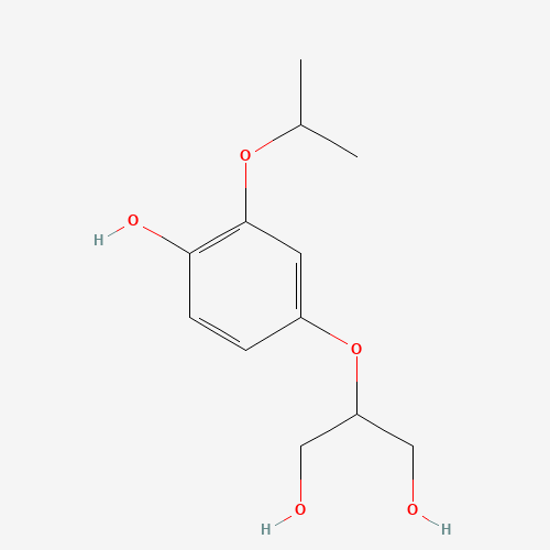 2-(4-hydroxy-3-propan-2-yloxyphenoxy)propane-1,3-diol (CAS: 1308653-02-2) - Related Chemical Product