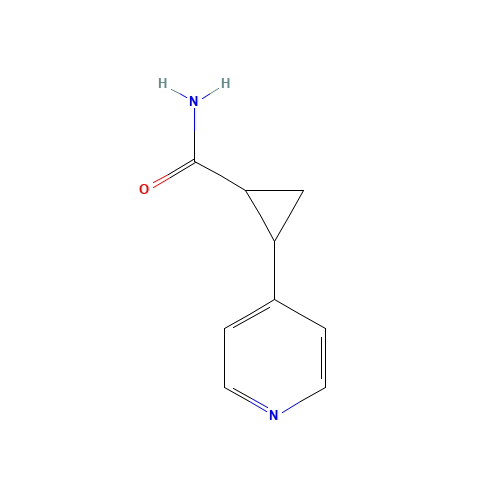 2-pyridin-4-ylcyclopropane-1-carboxamide (CAS: 484654-51-5) - Related Chemical Product