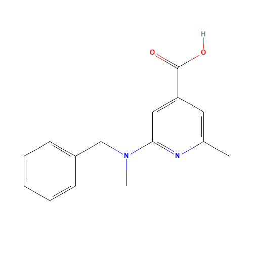 2-[benzyl(methyl)amino]-6-methylpyridine-4-carboxylic acid (CAS: 462070-51-5) - Related Chemical Product