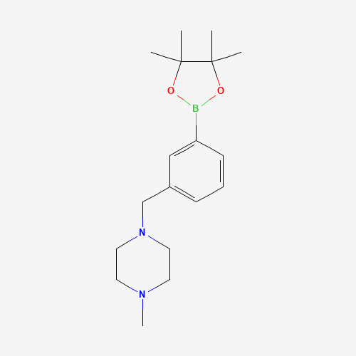 1-methyl-4-[[3-(4,4,5,5-tetramethyl-1,3,2-dioxaborolan-2-yl)phenyl]methyl]piperazine (CAS: 883738-27-0) - Related Chemical Product