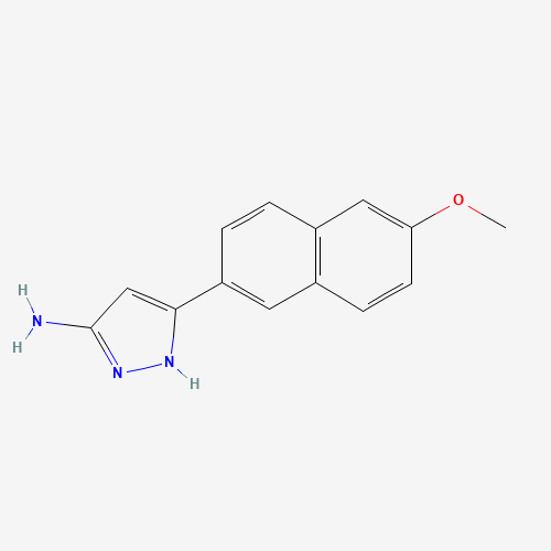 5-(6-methoxynaphthalen-2-yl)-1H-pyrazol-3-amine (CAS: 948883-45-2) - Related Chemical Product