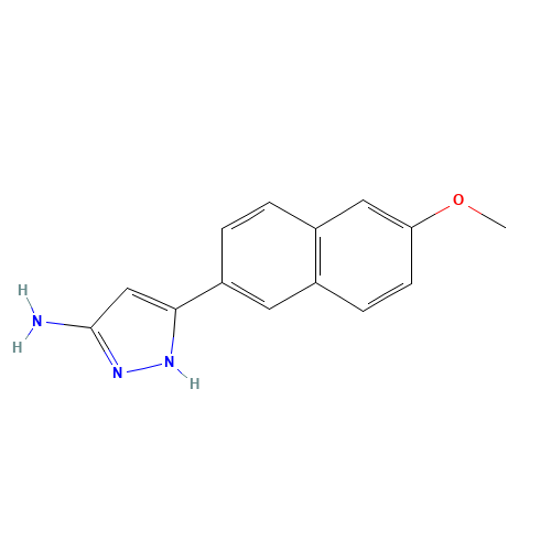 5-(6-methoxynaphthalen-2-yl)-1H-pyrazol-3-amine (CAS: 948883-45-2) - Related Chemical Product