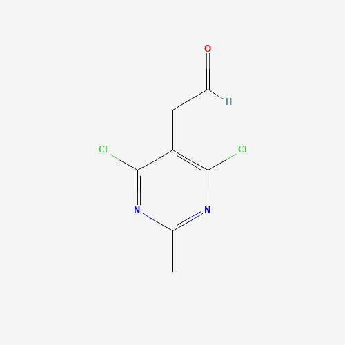 2-(4,6-dichloro-2-methylpyrimidin-5-yl)acetaldehyde (CAS: 474656-37-6) - Related Chemical Product