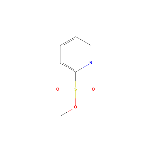 methyl pyridine-2-sulfonate (CAS: 111480-82-1) - Chemical Structure and Molecular Formula 