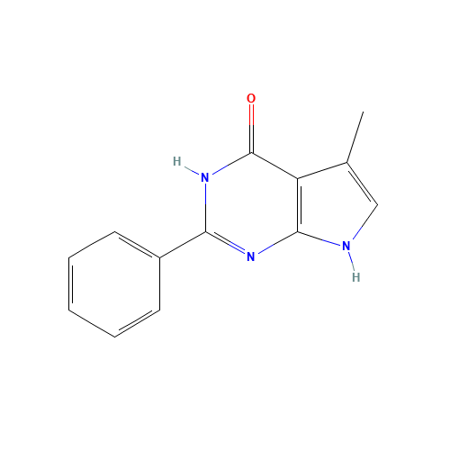 5-methyl-2-phenyl-1,7-dihydropyrrolo[2,3-d]pyrimidin-4-one (CAS: 251946-96-0) - Related Chemical Product