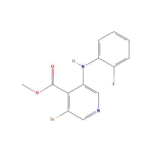 methyl 3-bromo-5-(2-fluoroanilino)pyridine-4-carboxylate (CAS: 955372-88-0) - Related Chemical Product