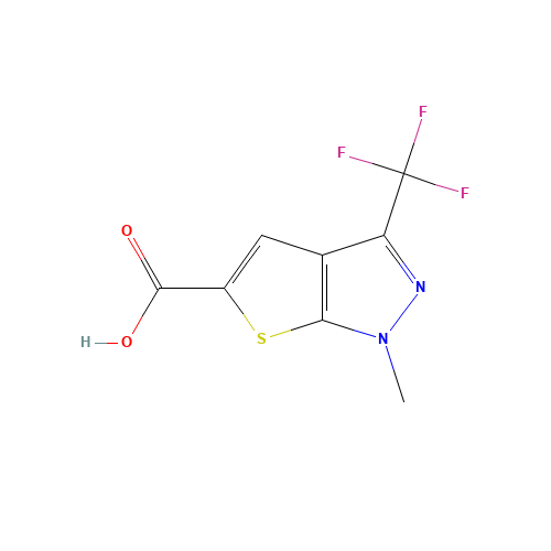 1-methyl-3-(trifluoromethyl)thieno[2,3-c]pyrazole-5-carboxylic acid (CAS: 338982-15-3) - Related Chemical Product