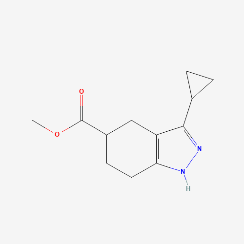 methyl 3-cyclopropyl-4,5,6,7-tetrahydro-1H-indazole-5-carboxylate (CAS: 1419222-80-2) - Related Chemical Product