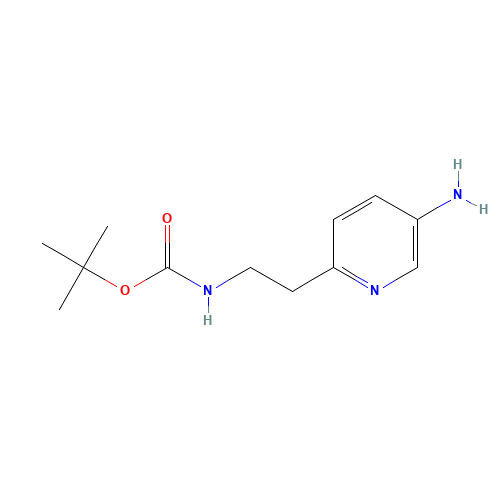 tert-butyl N-[2-(5-aminopyridin-2-yl)ethyl]carbamate (CAS: 1211529-80-4) - Related Chemical Product