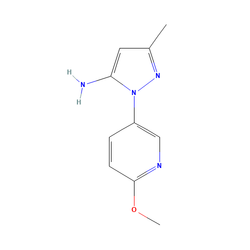 2-(6-methoxypyridin-3-yl)-5-methylpyrazol-3-amine (CAS: 1417332-64-9) - Related Chemical Product