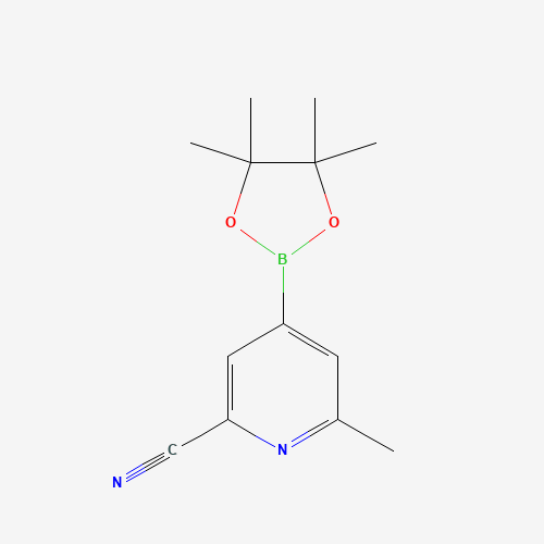 6-methyl-4-(4,4,5,5-tetramethyl-1,3,2-dioxaborolan-2-yl)pyridine-2-carbonitrile (CAS: 1228431-18-2) - Related Chemical Product