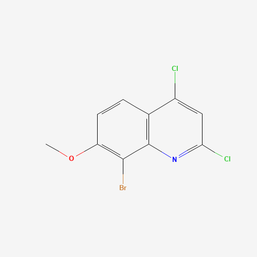 8-bromo-2,4-dichloro-7-methoxyquinoline (CAS: 1254256-54-6) - Chemical Structure and Molecular Formula 