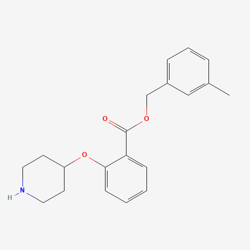 (3-methylphenyl)methyl 2-piperidin-4-yloxybenzoate (CAS: 1443208-42-1) - Related Chemical Product