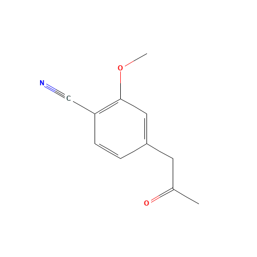 2-methoxy-4-(2-oxopropyl)benzonitrile (CAS: 1255207-19-2) - Related Chemical Product