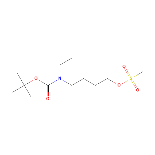 4-[ethyl-[(2-methylpropan-2-yl)oxycarbonyl]amino]butyl methanesulfonate (CAS: 1021324-60-6) - Related Chemical Product