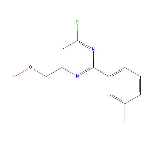 4-chloro-6-(methoxymethyl)-2-(3-methylphenyl)pyrimidine (CAS: 438249-83-3) - Related Chemical Product