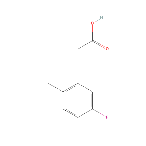 3-(5-fluoro-2-methylphenyl)-3-methylbutanoic acid (CAS: 849353-56-6) - Related Chemical Product