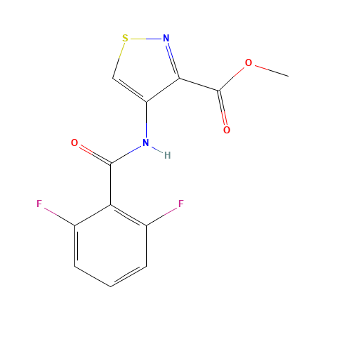 methyl 4-[(2,6-difluorobenzoyl)amino]-1,2-thiazole-3-carboxylate (CAS: 896723-24-3) - Related Chemical Product