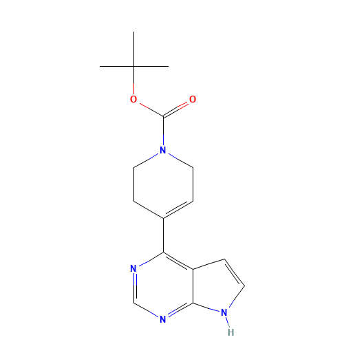 tert-butyl 4-(7H-pyrrolo[2,3-d]pyrimidin-4-yl)-3,6-dihydro-2H-pyridine-1-carboxylate (CAS: 906092-19-1) - Related Chemical Product