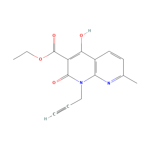 ethyl 4-hydroxy-7-methyl-2-oxo-1-prop-2-ynyl-1,8-naphthyridine-3-carboxylate (CAS: 1253791-04-6) - Related Chemical Product