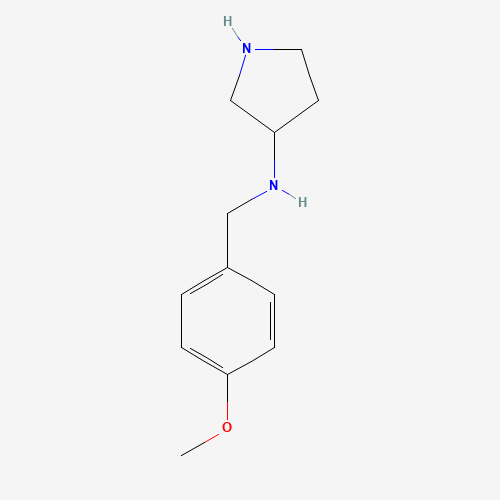 N-[(4-methoxyphenyl)methyl]pyrrolidin-3-amine (CAS: 1197000-38-6) - Related Chemical Product