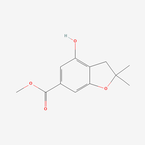 methyl 4-hydroxy-2,2-dimethyl-3H-1-benzofuran-6-carboxylate (CAS: 955884-97-6) - Related Chemical Product