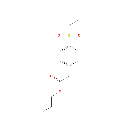 propyl 2-(4-propylsulfonylphenyl)acetate (CAS: 1363179-28-5) - Related Chemical Product