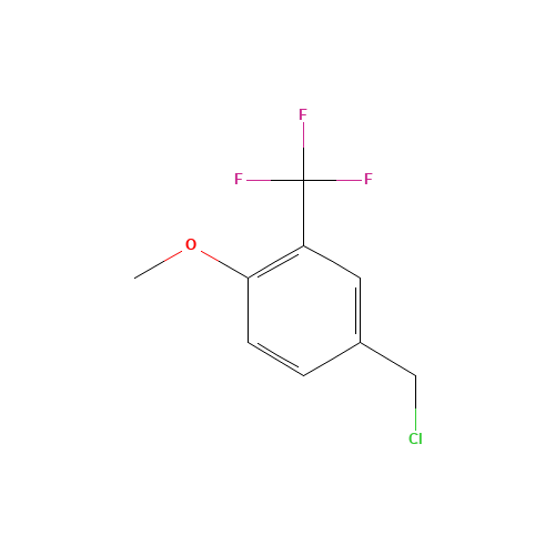 4-(chloromethyl)-1-methoxy-2-(trifluoromethyl)benzene (CAS: 1005207-24-8) - Related Chemical Product