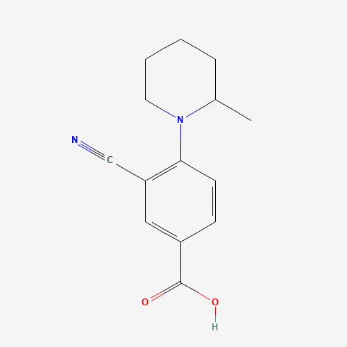 3-cyano-4-(2-methylpiperidin-1-yl)benzoic acid (CAS: 1140462-08-3) - Related Chemical Product