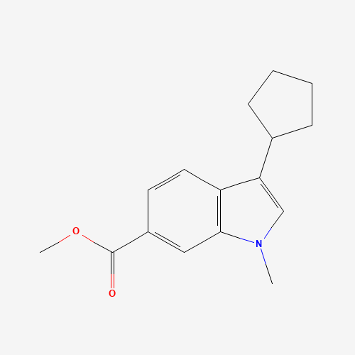 methyl 3-cyclopentyl-1-methylindole-6-carboxylate (CAS: 494799-38-1) - Related Chemical Product