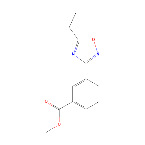 methyl 3-(5-ethyl-1,2,4-oxadiazol-3-yl)benzoate (CAS: 1166756-75-7) - Related Chemical Product