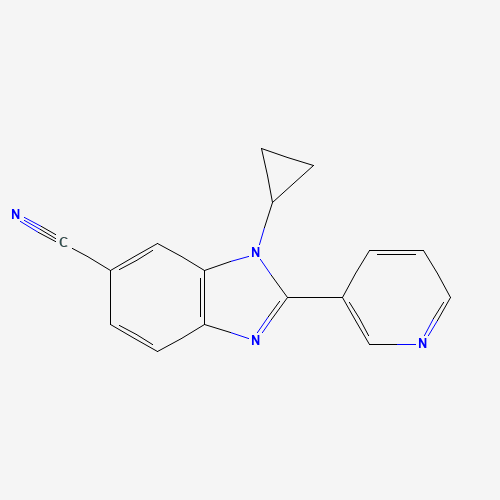 3-cyclopropyl-2-pyridin-3-ylbenzimidazole-5-carbonitrile (CAS: 1356480-17-5) - Related Chemical Product