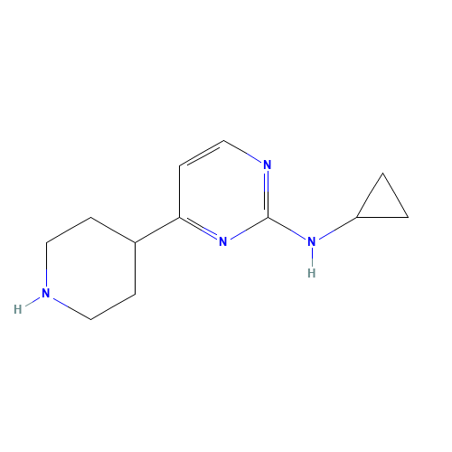 N-cyclopropyl-4-piperidin-4-ylpyrimidin-2-amine (CAS: 1439992-19-4) - Related Chemical Product